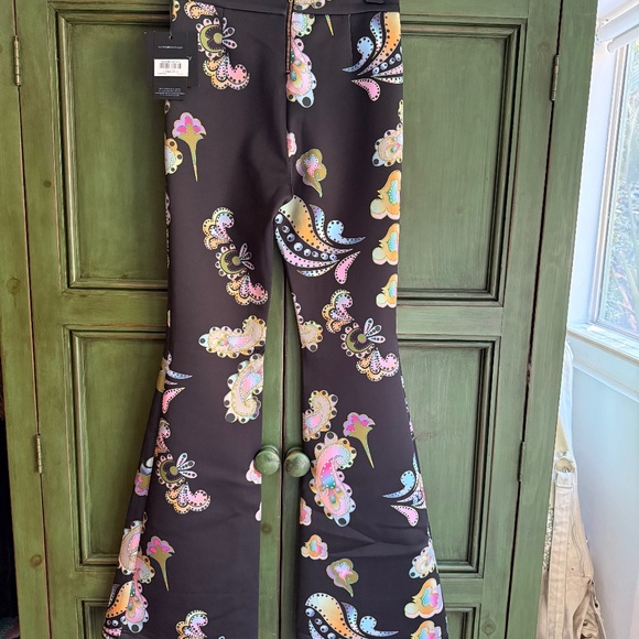 Cynthia Rowley Bonded Flare Pant - Picture 3 of 5